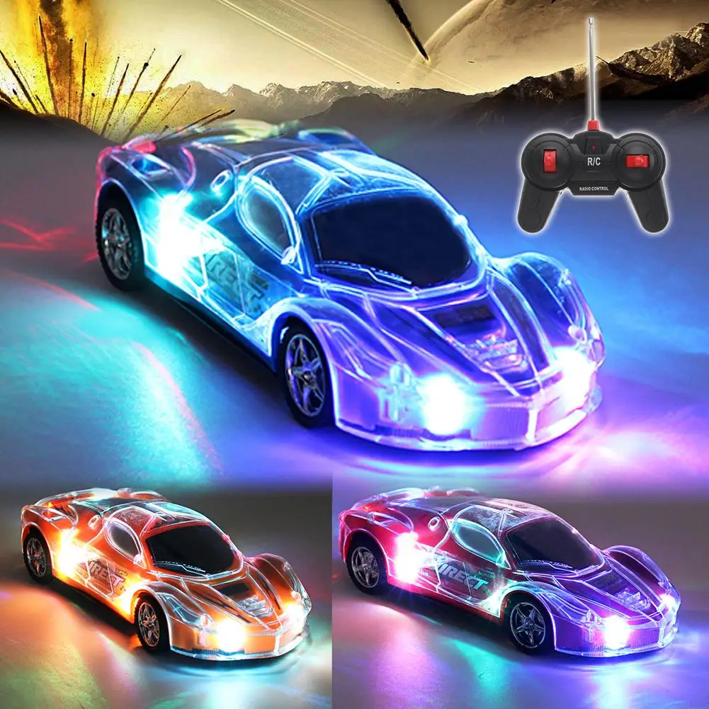 

1/24 RC Racing Car Toy High Speed Remote Control Simulation Model with Light Kids Boys Light Remote Control Car Birthday Gifts