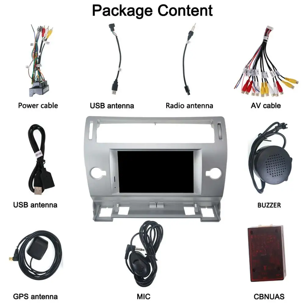Excellent Android9.0 Octa Core Car GPS Navigation DVD Player For Citroen C4 Quatre Triumph 2004-2012 multimedia radio GPS navigation video 5