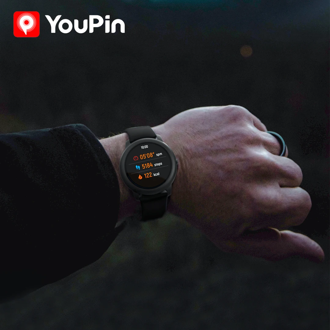 YouPin Haylou Solar LS05 Smart Watch Sport Metal Case Heart Rate Sleep Monitor IP68 Waterproof 30 Day Battery iOS Android Global
