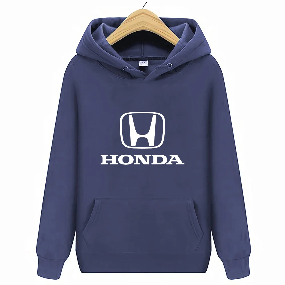 Тёмно-синий Honda Tall стандартный логотип толстовки - Цвет: Тёмно-синий