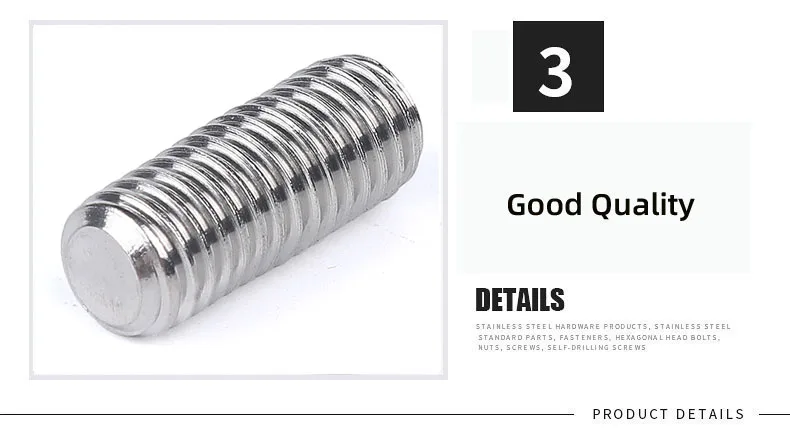 304 Flat hex head self tapping detail 5