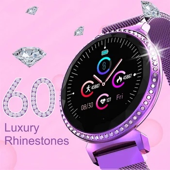 

2019 Women Smart Watch Ladies Fitness Bracelet Connect Android ios Phone Waterproof Pedometer Sports Health Bluetooth Smartwatch