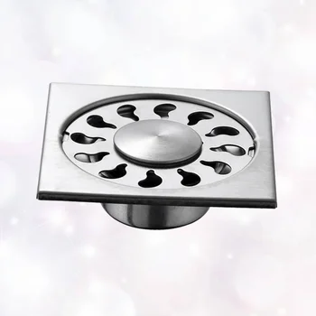

1pc Floor Drain Stainless Steel Deodorant Dual-used Creative Floor Drainer Sink Strainer Floor Strainer for Lavatory Kitchen Bat