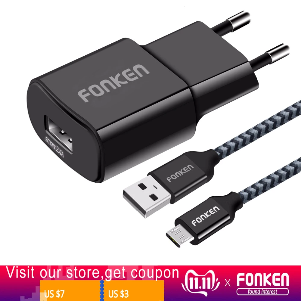 FONKEN 5 В 1 А 2 USB зарядное устройство универсальный адаптер питания макс. 4 настенное