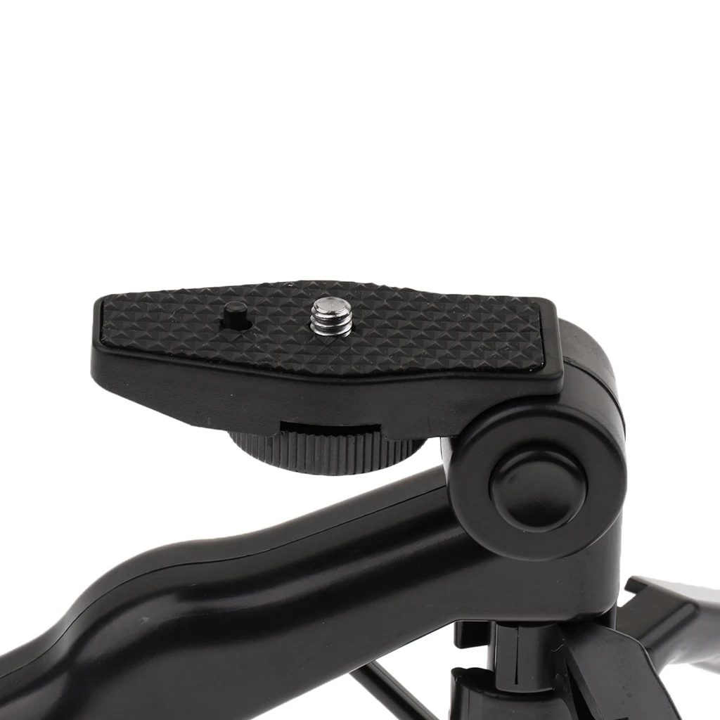 2 IN 1 Portable Mini Hand Grip Folding Tripod Stand for Gopro Hero 2 3 3+ 4 with 90 Degree Rotation Tabletop Desktop Tripod