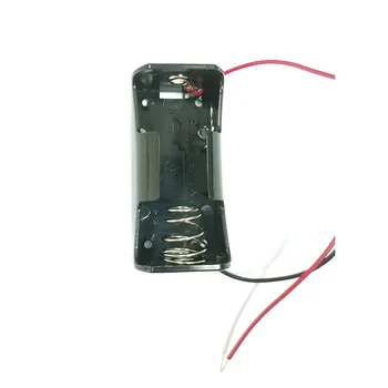 

1Pcs/lot Plastic Single 1.5V Plastic C Cell Battery Holder Battery Storage Case Box With Wire Leads