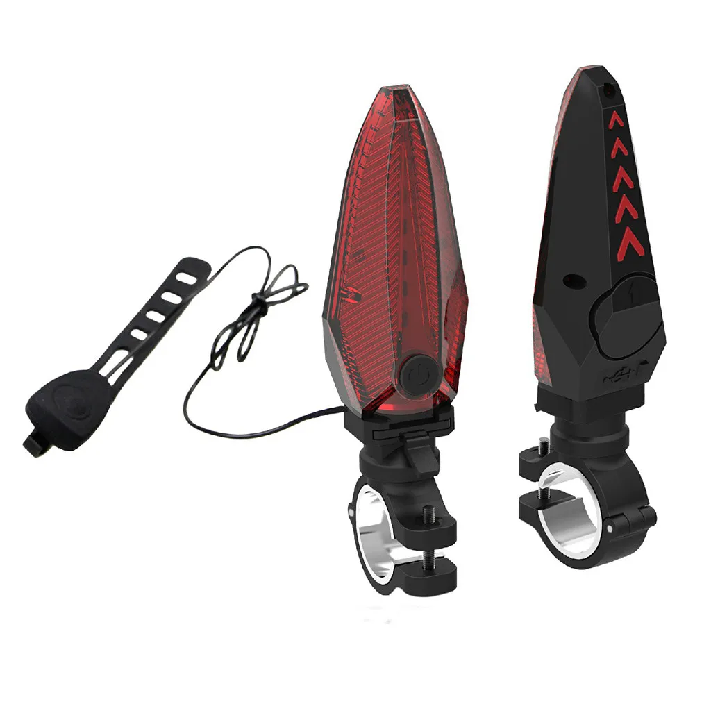Excellent Mini Bicycle Light USB Rechargeable Cycling Bicycle MTB Handlebar Grip Bar End With LED Light Warni #0808 #0808 1