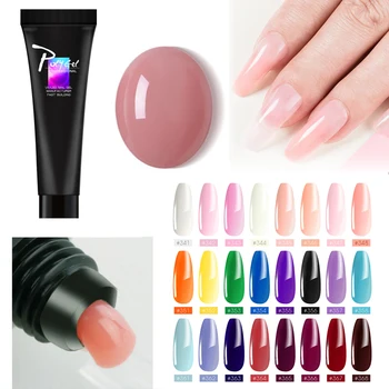 

Quick Builder Extension Color Poly Gel UV Enhancement Camouflage Polygel LED Crystal Nude Varnish Nail Gel Polish Extension Glue