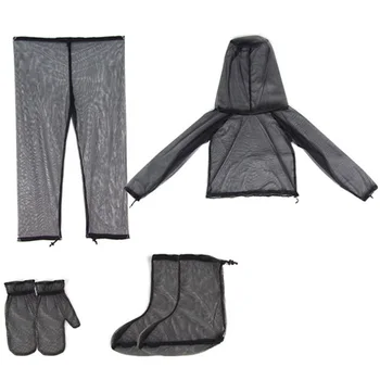 

Outdoor Mosquito Repellent Suit Jacket Mesh Hooded Suits Fishing Hunting Camping Protective Mesh Fishing Clothes