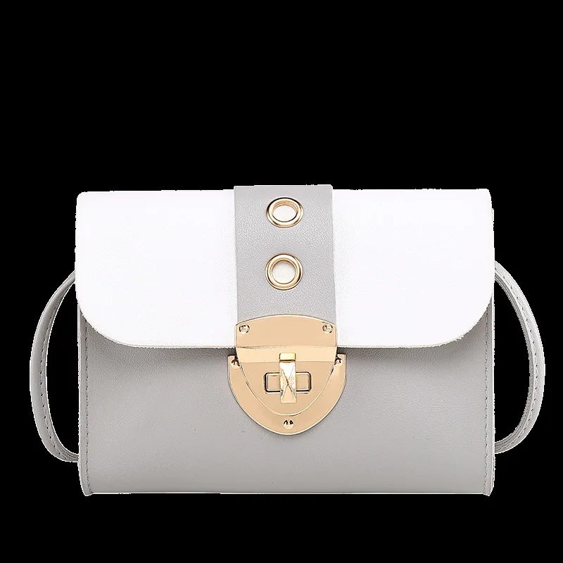 

Factory for Foreign Trade Contrast Color One-Shoulder Mobile Phone Bag Square Sling Bag Customizable 2019 Autumn And Winter Coll