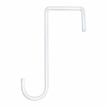 

6/8" Hook Set Hangers Bracket Hand Curved Plant Vinyl Flower Fence Patio