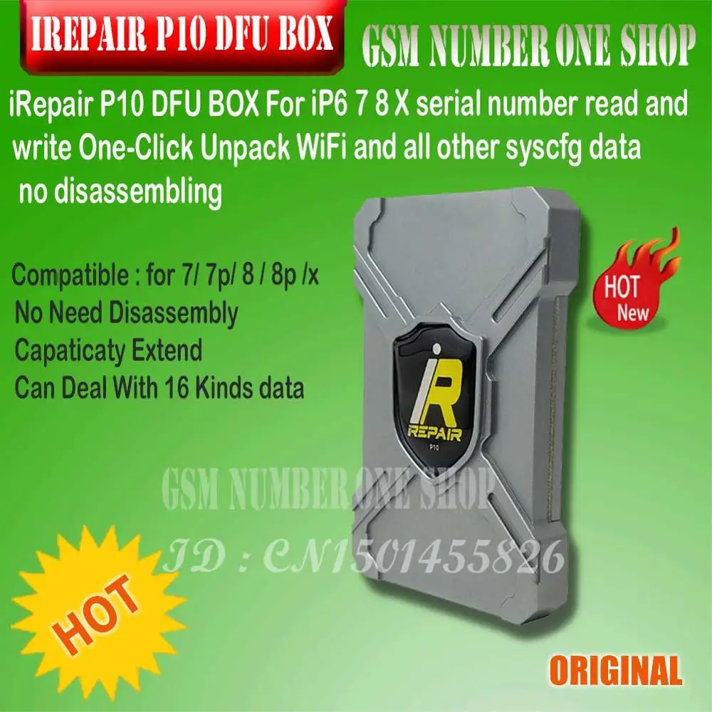 IRepair P10 DFU BOX IBox программатор без удаления для Iphone Ipxd режим разработки прошивки SN