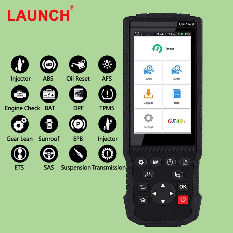 LAUNCH CRP479 OBDII Diagnostic Scanner Oil DPF Reset ABS Bleed Injector Program LAUNCH CRP479 OBDII Diagnostic Scanner Oil DPF Reset ABS Bleed Injector Program