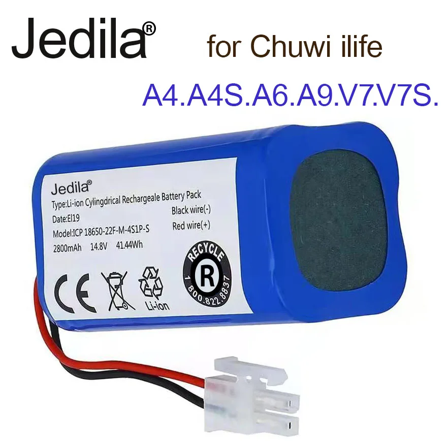100%. Original.recargable.de. para Chuwi ilife A4 A4s A6.14.8V.6800mAh. Аксессуары аспиратора. Robos. | Электроника