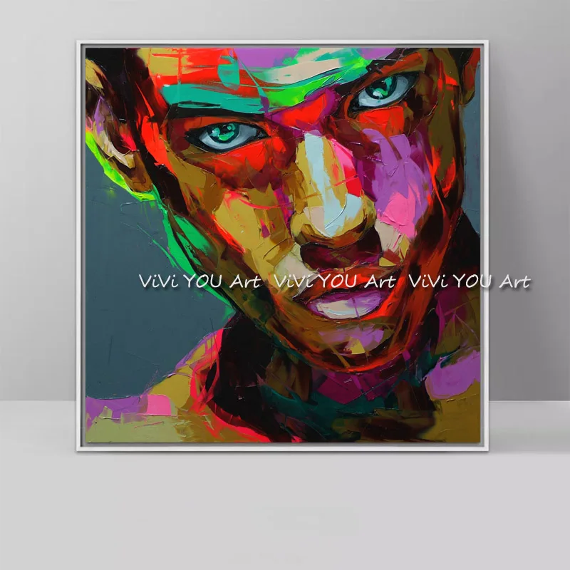 Ручная работа Франсуаза Nielly Мэрилин Монро портрет, холст, живопись палитра нож лицо масляная живопись Настенная картина для гостиной