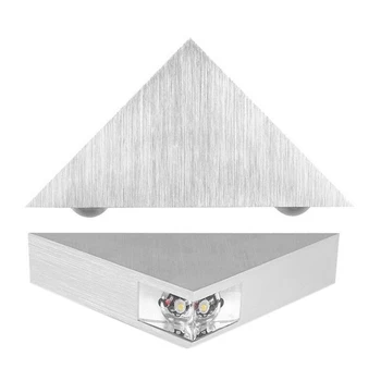 

Led Triangle Wall Lamp 9W Up/Down Lighting Modern Living Room Bedroom Decorative Wall Lamp (Warm White Light)