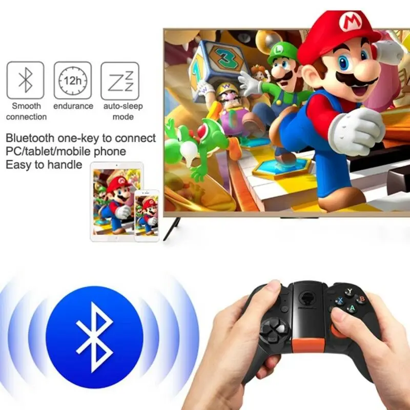 RKGAME 4Th Bluetooth геймпад мобильный джойстик беспроводной VR контроллер смартфон планшет ТВ ПК игровой коврик для IOS Android пульт дистанционного управления