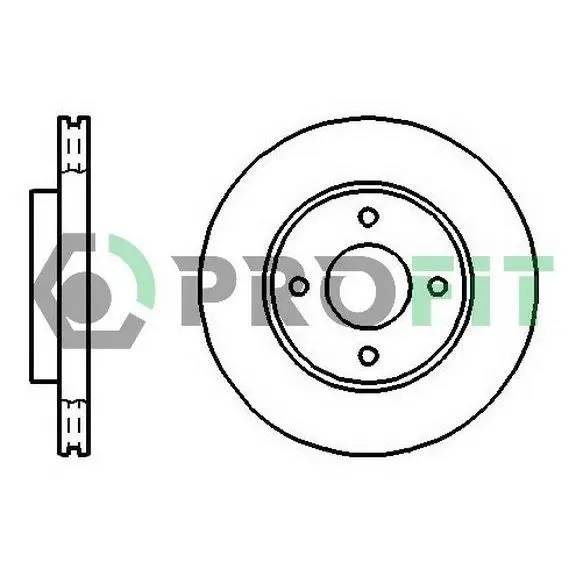 Тормозные диски FORD PROFIT 5010-1072