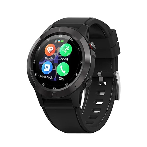Vorke VM2 Смарт-часы gps Bluetooth Смарт-браслет монитор сердечного ритма вызов сообщение напоминание музыкальный плеер несколько видов спорта IP67 - Цвет: black