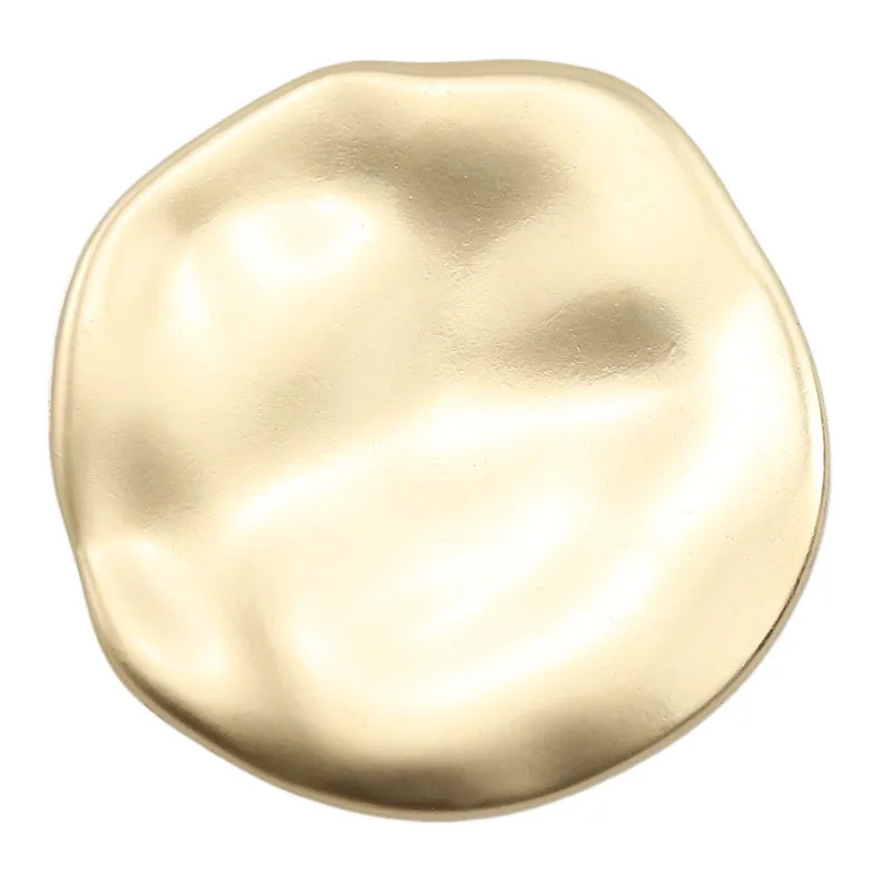 Gold Alloy Sewing Buttons 25/30mm For Clothes Decorative Handicraft Backpack Diy Supplies Large Scrapbooking Metal Button 6pcs 5