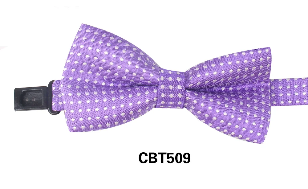 CBT509 Новые точки дети бабочкой модные галстуки Регулируемый мужской галстук для мальчика и девочки полиэстер Pre-Tied - Цвет: CBT509