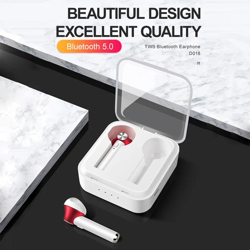 Ottwn TWS Bluetooth наушники беспроводные 5 0 HD стерео вкладыши для Android IOS спортивные