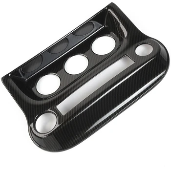 

Carbon Fiber Air Conditioner Switch Panel Cover Decor for Jeep Wrangler JK 2011+