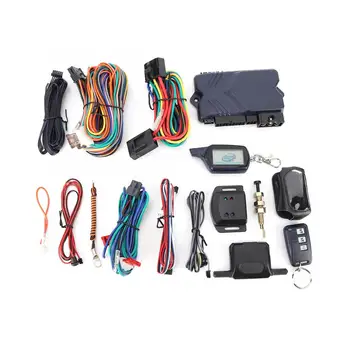 

1 Set 2-Way Car Alarm System with Engine Start Remote Control Russian Version Remote Engine Start