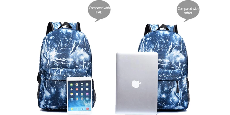 Новая светящаяся Игра престолов Книга сумка Школьный рюкзаки для мужчин мультфильм настроить логотип подростковая мода ноутбук ткань Mochila Mujer