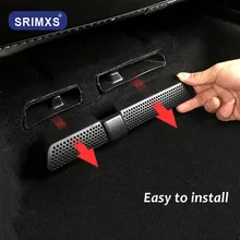 2 шт. Чехол для автомобильного выхода воздуха для сиденья Ateca заднее сиденье кондиционер вентиляционная сеть внутреннее заднее сиденье воздуховод решетка