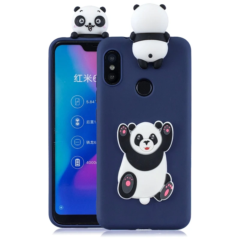 big panda Чехол с изображением единорога для Xiaomi Redmi Note 7, чехол-игрушка, силиконовый чехол для Xiaomi Redmi 7A 8A 8 Redmi Note 8, чехол Note 8 K20 Pro - Цвет: big panda