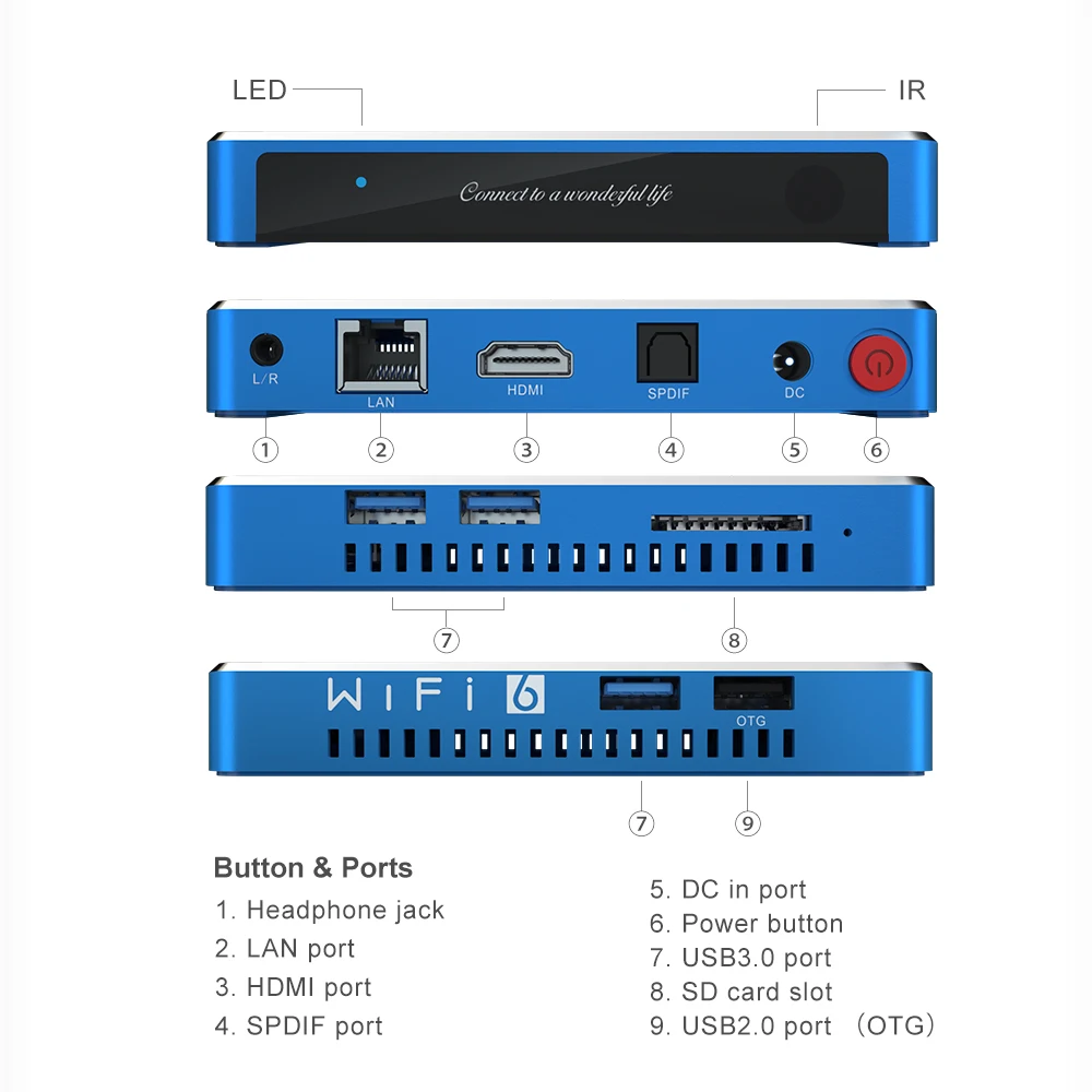 ТВ приставка Beelink GT King Pro WIFI6 4G 64G S922X H Android 9 0|ТВ-приставки и медиаплееры| |