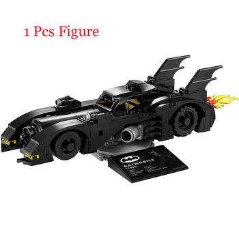 

Super Hero DC Batman 1989 Batmobile - Limited Edition Building Blocks Kit Bricks Classic Movie Model Kids Toys For Children gift