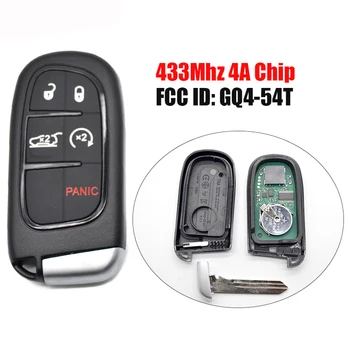 

Smart key 5button 433Mhz 7953M 4A Chip keyless entry GQ4-54T with insert key for Jeep Cherokee Dodge RAM 1500 2500 3500 remote