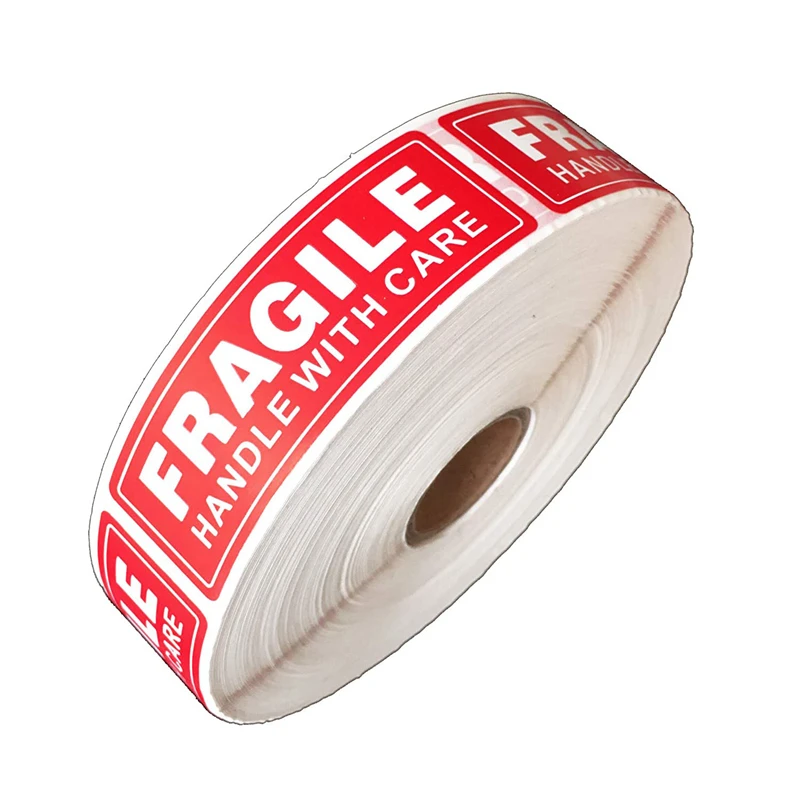 fragile labels roll