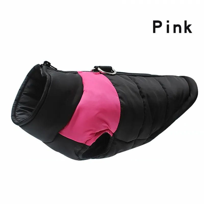 Pink S-5XL новая одежда для больших собак для золотистый ретривер, собака пуховик большой размер зимняя одежда для щенков одежда для домашних собак костюм - Цвет: Pink