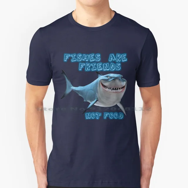 Bruce The Great White Shark T Shirt 100 