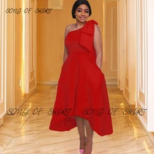Mother Of The Bride Dresses Plus Size High Low Sleeveless Tea-length Wedding Party Cocktail Gown Vestido De Festa De Casamento