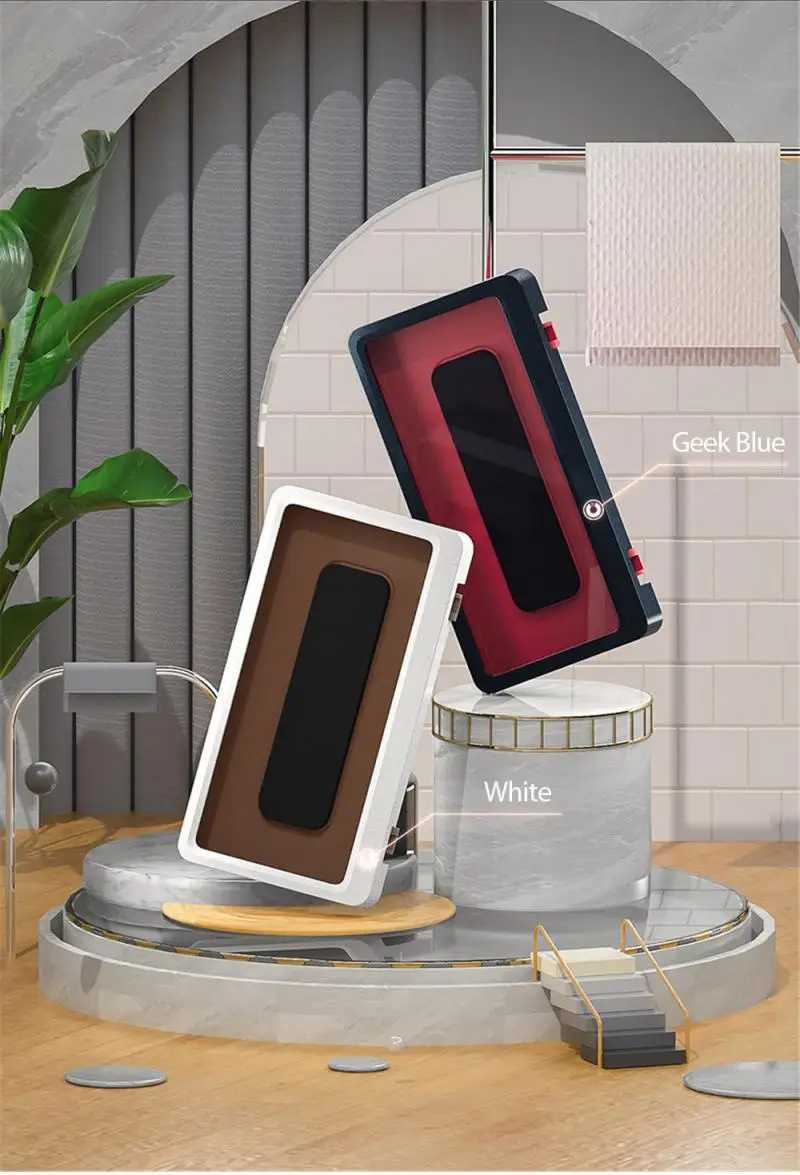 Magic Wall Mounted Phone Case Waterproof Phone Holder Bathroom Toilet Tablet Or Phone Holder Self Adhesive Shower Accessories