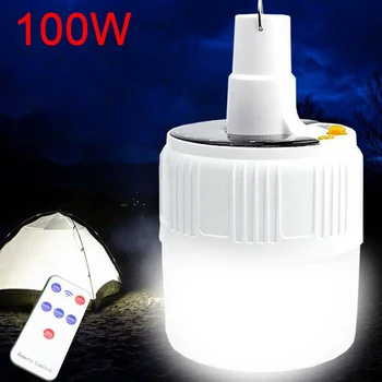 

42 LED Solar Power Lamp Portable Rechargeable LED Light Camp Indoor Garden Emergency Lighting Remote Control Solar Bulbs