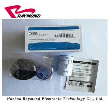 

compatible datacard printetr ribbon 534000-003 YMCKT color ribbon kit for SD260 and SP55 series card printer