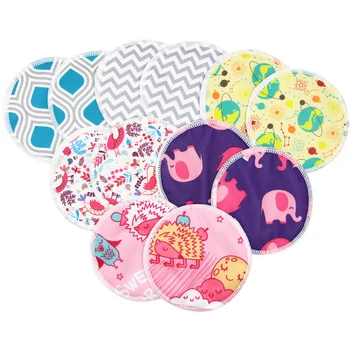 

Three Layers of Bamboo Cellulose Color Anti-overflow Breast Pad Can Be Washed Milk Pad Postpartum Mother Supplies Colorful Tool