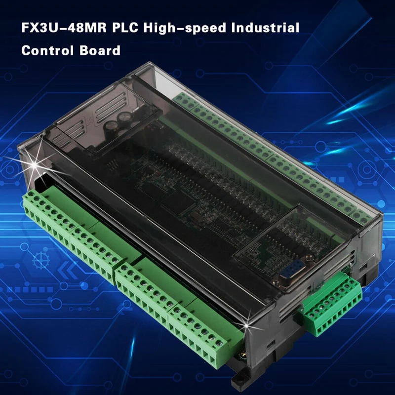 FX3U-48MR DC24V промышленная плата управления ПЛК Программируемый логический контроллер Лер HFT