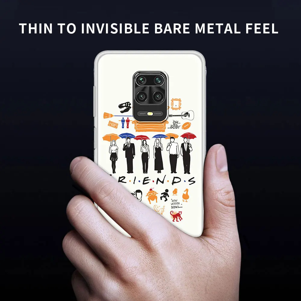 Best Friends Forever TV Case For Xiaomi Redmi Note 9S 8 Pro 9 10 5G 8T 7 9C 9A K40 9T Frosted Matte 7A 8A Soft Phone Cover Funda