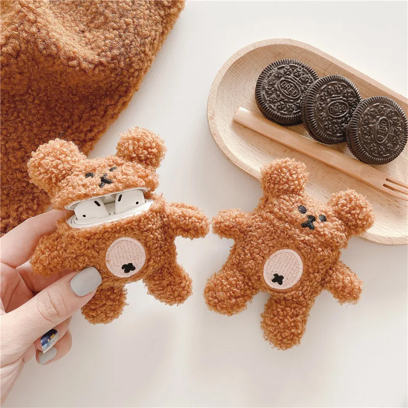 Headphones Airpods Teddy Bear Case Teddy Bear Cute Cases For