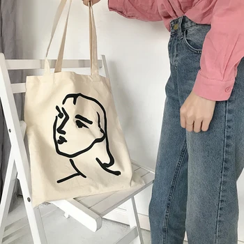 

Shopper bags for women 2020 summer shoulder tote designer handbags canvas big large shopping simple fashion vintage ladies bag
