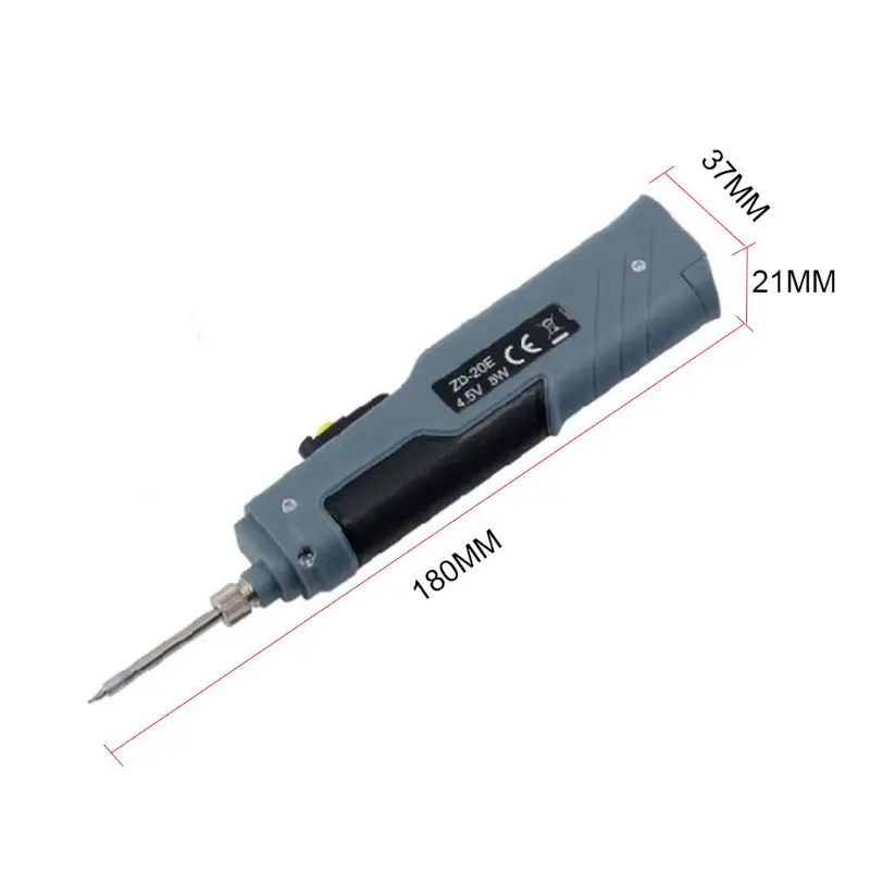 Паяльник 4,5 V 8W с питанием от аккумулятора для зарядки паяльной сварки ручка инструмент 24BA