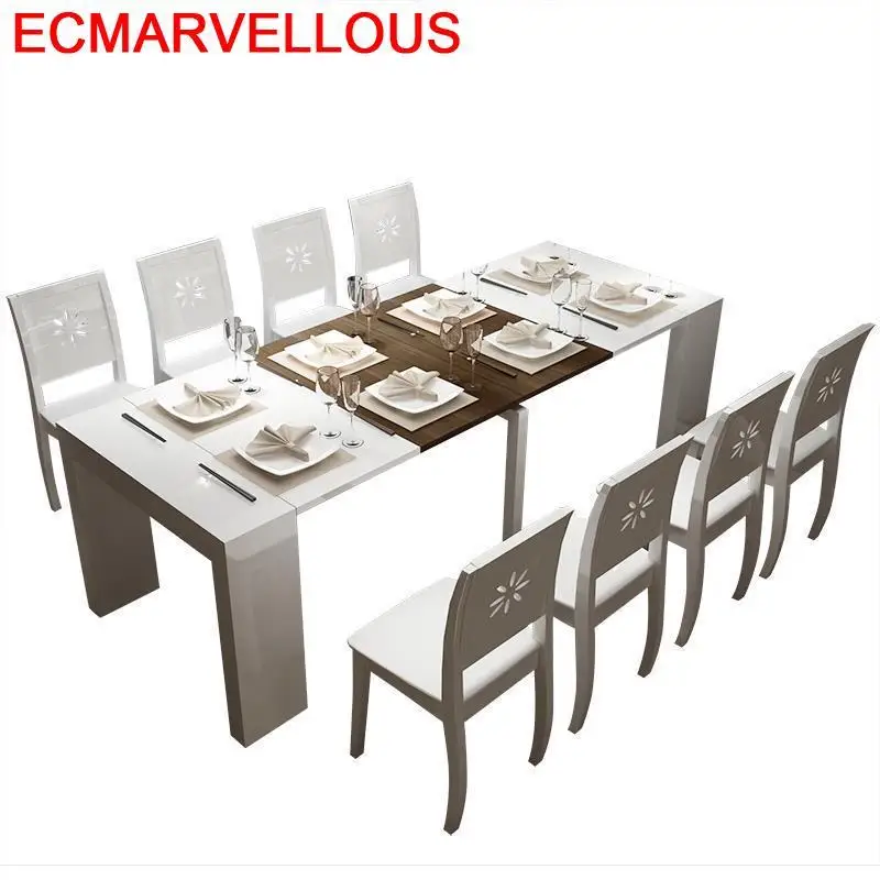 Da Pranzo Marmol Room Tisch Sala кухонный Piknik Masa Sandalye Meja Makan Juego Comedor стол Mesa De Jantar Bureau обеденный