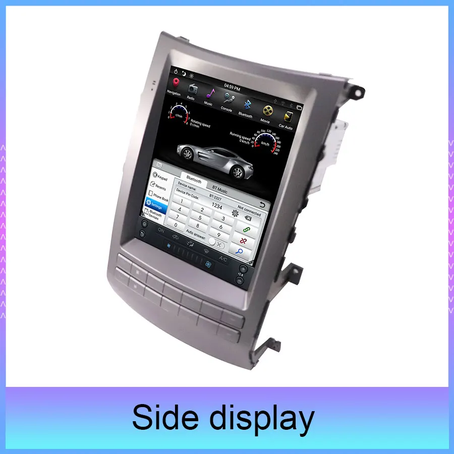 US $569.00 9 Inch Vertical Tesla Screen Android Navigation Radio Player For Hyundai Veracruz With 464G Car Audio Player