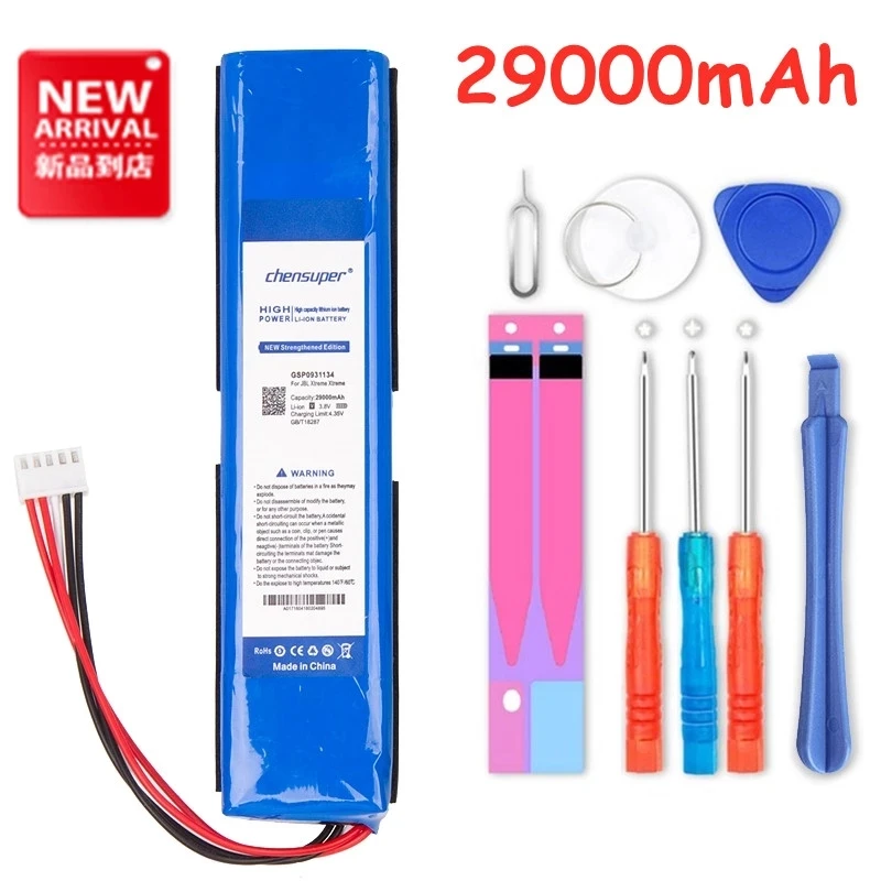 Nuova Batteria Da 29000Mah Per Jbl Xtreme Xtreme Flip 3 Flip 4 Charge 3 Charge 3 2016 Charge 2 Plus Charge 2, Charge 3 2015 Version